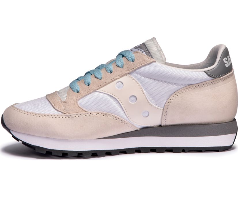 Saucony Jazz 81 Originals Dam Vita Khaki Grå | Sverige 899CTV